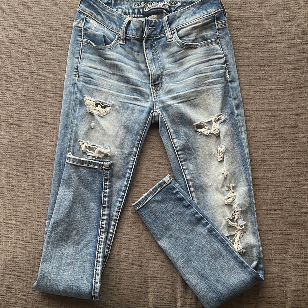 Skinny blue jeans SOLD